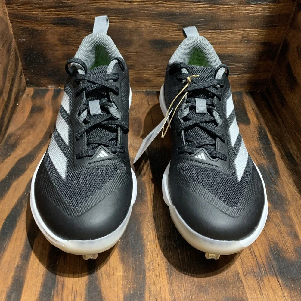 Adidas Adizero Instinct Softball Cleats Womens Sz 9.5 Black White Shoes IH3470‎